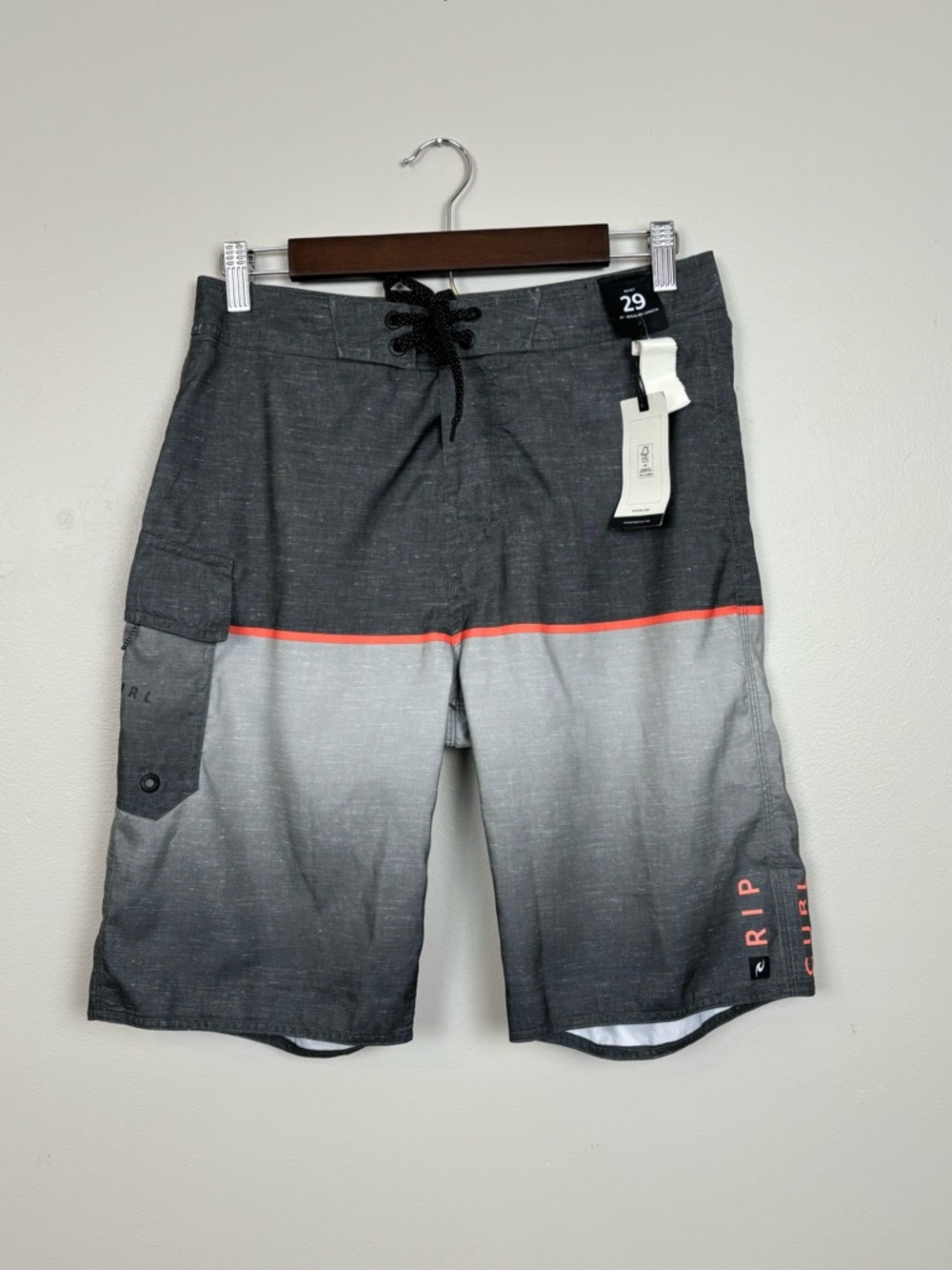 Rip Curl Boardshorts Mens 29 Gray Ombre Dawn Patrol 21" Regular Length‎ Surf